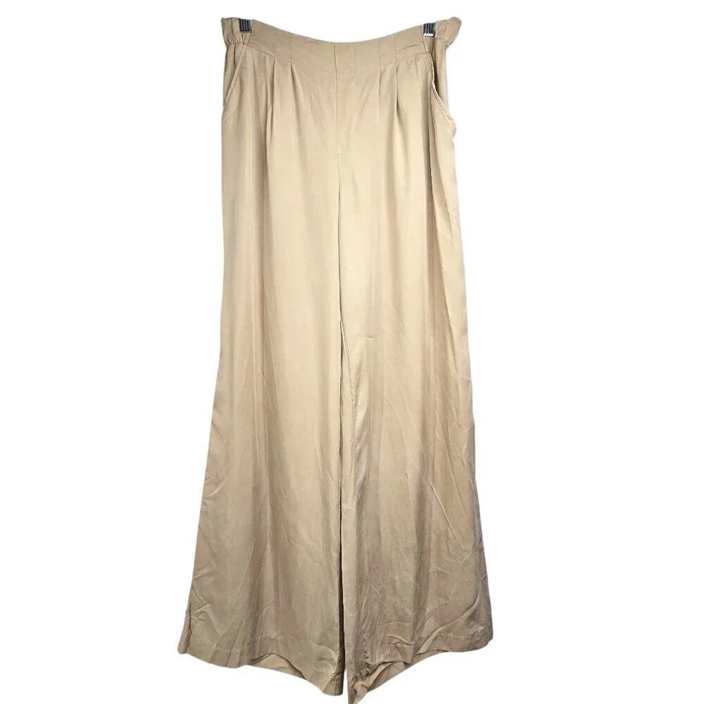 Women's Super Wide Leg Khaki Trouser Pants Philosophy - Picture 3 of 10